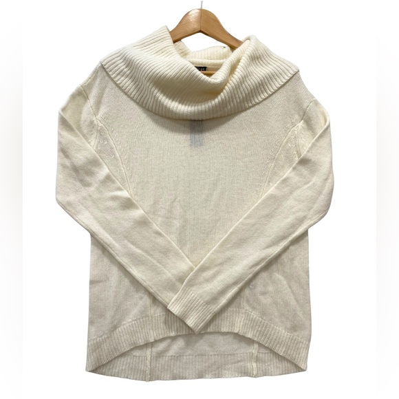 Express Sweaters - NWT Express Cowl Neck Wool Blend Sweater in Cream Ivory Women’s Size Small